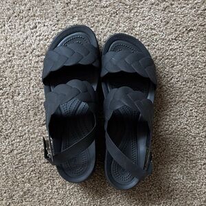 NWOT Brooklyn Woven Wedge Sandals